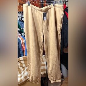 🌟 Universal Thread Beige High-Rise Joggers Sweatpants | Size 1X |  NWT 🌟